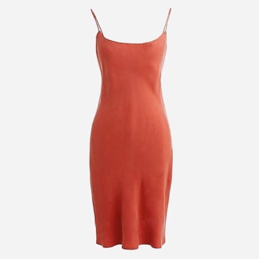 J Crew Gwen cupro-blend mini slip dress, size 0